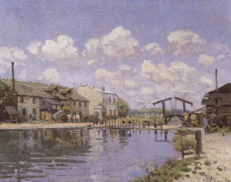 Alfred Sisley The Saint-Martin Canal France oil painting art